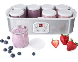 Nexvo® Yoghurtmaker - Citruspers - Ijsmachine - Zilver/Wit -‎19 cmx 37cmx 15cm; 2.1 kg