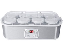 SCH® Yoghurtmaker - Yoghurtmakers - Zilver - ‎19cm x 37cmx 15cm