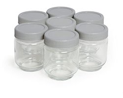 Set van 7 potten voor het maken van zelfgemaakte yoghurt