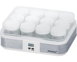 Steba JM2 - Yoghurtmaker - Inclusief 12 potjes - 21 Watt - totaal 2.4 liter - BPA vrij