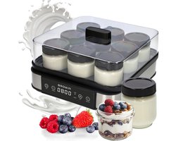 Yoghurtmaker 1.6 liter met 9 potten