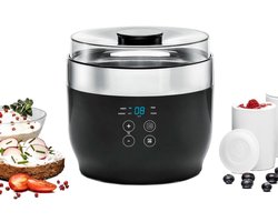 Zyrex® Yoghurtmaker - Citruspers - Ijsmachine - Zwart - ‎20cm x 20cm x 19cm