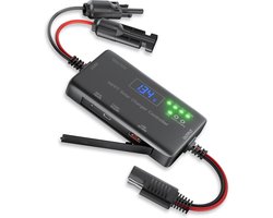 10A MPPT Solar Laadregelaar 12V met LCD Scherm en USB/Type-C Uitgangen voor Zonnepanelen