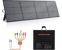 220W Opvouwbaar Zonnepaneel met Verstelbare Standaard | Krachtige Zonnelader voor Camping & Off-Grid