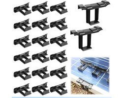 25 stuks waterafvoerclips voor zonnepanelen - 35mm ABS duurzaam materiaal - componenten voor waterafvoer en modderverwijdering PV-modules