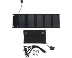 25W Opvouwbaar Zonnepaneel - Draagbare Zonne-oplader IP65 Waterdicht met USB voor Camera's & Laptops