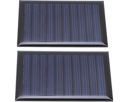 2PCS 5V 50mA Solar Power Module, 60 X 40 Mm, Board Mini Solar Polysilicon Panel