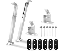 2x Beugel voor zonnepaneelverhoging plat dak PV