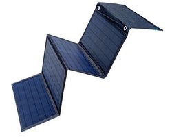 30W opvouwbaar zonnepaneel - Waterdichte zonnepaneelset voor draagbaar energiestation - Buiten kamperen - Camper - Thuis