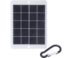 3W 5V mini waterdicht zonnepaneel, draagbare zonnepaneeloplader voor mobiele telefoons, powerbanks, kleine ventilatoren