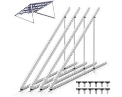 4x Beugel voor zonnepaneelverhoging tot 104 cm plat dak PV