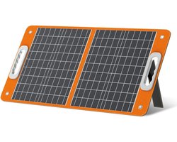 60W 18V Opvouwbaar Zonnepaneel met QC3.0 USB voor Draagbare Power Station Opladen