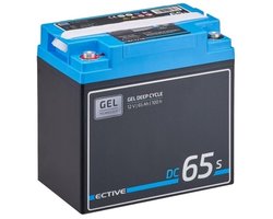 Accu gel 12V Ective DC serie S met LCD - DC 65S gel (65Ah)