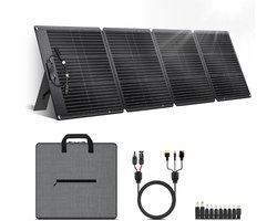 AMA® Zonnepaneel Opvouwbaar - Powerbank - Zonneoplader - met Standaard - Waterdicht