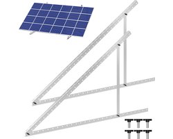 Beugel voor zonnepaneelverhoging tot 104 cm plat dak PV-zonnepaneel 2 stukken