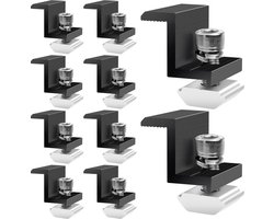 Bevestiging zonnepaneel: 10 stuks 30 mm aluminium zonnepaneelhouder, montagebeugel Z-zonnepaneel voor fotovoltaïsche camper wanddak, met moeren en bout