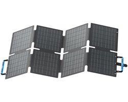 BLUETTI 60W zonnepaneel voor draagbaar energiestation Handsfree 1/Handsfree 2/ AC2A/EB3A/Elite 30 V2/ AC50B. USB-A en USB-C-poort voor tablet, telefoon, drone, opvouwbare zonnelader voor wandelen, kamperen, reizen
