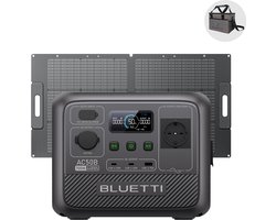 BLUETTI AC50B Draagbaar Energiestation met 100W Zonnepaneel- 448Wh-700W LiFePO4 Back-up Batterij (1050W Piek)- 65W USB-C PD Uitgang- Zonnegenerator voor Camping, Noodgevallen