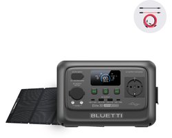 BLUETTI Elite 30 V2 600W 288Wh Powerstation met PV200 200W zonnepanelen- UPS Backup- Back-up voor thuis. 140 W PD snelladen-TurboBoost-opladen-<30 dB fluisterstille werking-LFP-batterij- Kamperen- Tot 1500 W hefvermogen- USB-C-poort,off-grid