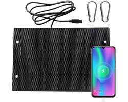 Draagbaar 50W Zonnepaneel - Compacte Oplader voor Kamperen en Buitensport