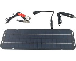 Draagbaar 60W Zonnepaneel Druppellader 12V voor Auto Caravan Camper en Boot