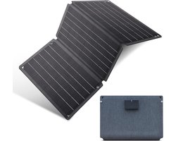 Draagbaar Zonnepaneel 21W - Opvouwbare Zonne-energie Oplader voor Mobiele Telefoons en Laptops - Ideaal voor Kamperen en Wandelingen