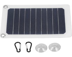 Draagbaar Zonnepaneel 6W 6V Monokristallijn voor Auto, Boot en Telefoon