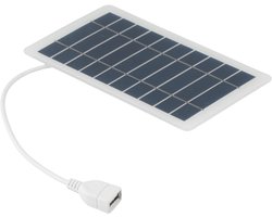 Draagbare 2W 5V Zonnepaneel Oplader met USB voor Outdoor Gebruik Voor Snelle Telefoon Opladen Mini Zonnelader voor Klimmen en Reizen