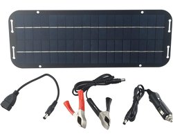 Draagbare 60W 12V Zonnepaneel Batterijlader voor Auto, Caravan en Boot