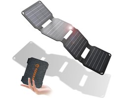 Draagbare Oplader op Zonne-energie 10W - Waterdicht IP67 USB Oplaadpaneel voor Smartphone, Horloge & Camera