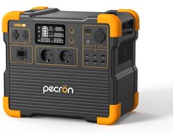 Draagbare Power Station 2048Wh Zonnengenerator 2400W, Uitbreidbaar tot 8192Wh, Snelle Opladen