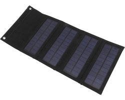 Draagbare zonne energie telefoon oplader 40W USB opvouwbare zonne lader met 4 zonnepanelen - Snelle Solar Power Bank voor smartphones en tablets - Ideaal voor kamperen en wandelen