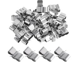 Famanu – Zonnekabelclips - zonnepaneel-klemmen - roestvrij staal - fotovoltaïsche kabelklemmen - 22,5 mm - hanger - draadclips - roestvrij staal - zonnepaneel