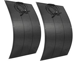 Flexibel Zonnepaneel 200W 12V - Monokristallijn Zonnepanelen voor Marine, RV, Camper, Aanhangwagen en Boot