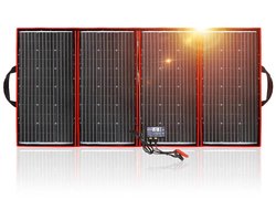 Flexibel Zonnepaneel – Opvouwbaar Zonnepaneel – Draagbaar Zonnepaneel – Mobiel Zonnepaneel – 300W Vermogen – Monokristallijn Siliconen