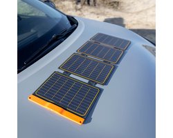 FlexSolar® 40W Zonnepaneel - Krachtig & Compact - Opvouwbaar Ontwerp - Dual USB & DC Uitgangen - Waterdicht (IP67) - Voor Telefoons, Tablets & Powerbanks