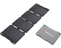 Heko Solar® Unfold 30 - Draagbaar Zonnepaneel - 30W - Opvouwbaar - IP65 - Werkt met Powerbank - USB-A en USB-C - Noodpakket, Kamperen en Outdoor