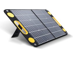 Heko Solar® Unfold 60 - Draagbaar Zonnepaneel - 60W - Opvouwbaar - IP65 - Werkt met Powerbank en Powerstation - USB-A en USB-C - Voor Camper - Noodpakket, Kamperen en Outdoor