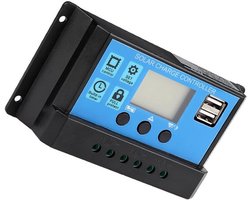 KARZO - 60A/50A/40A/30A/20A/10A 12V 24V auto zonne-laadregelaar PWM-regelaar 60A standaard