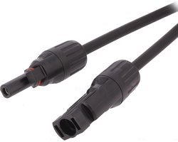 MC4 verlengkabel - Male + Female connector - 2 meter - 4mm