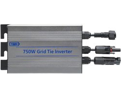Micro-inverter 750 watt MPPT 24-42 volt – geschikt voor 24V 36V 48V zonnepanelen – AC-uitgang 220 volt – aansluiting op netstroom