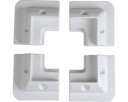 Montage Zonnepaneel Boot Witte Hoeksteunen, 4 stuks