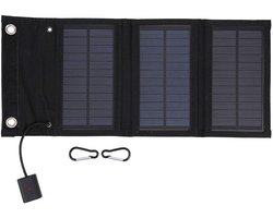 Opvouwbaar 15W Zonnepaneel Draagbare Oplader Waterdicht voor Telefoons en Laptops