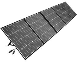 Opvouwbaar zonnepaneel 220W voor draagbare energieoplossingen - Ideaal voor kamperen en buiten gebruik