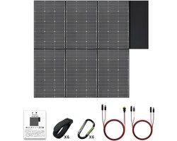 Opvouwbaar Zonnepaneel – Draagbaar Zonnepaneel – Mobiel Zonnepaneel – Outdoor Zonnepaneel – 600W Vermogen – Hoog Rendement