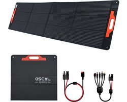 OSCAL PM200 Pro 200W - 200W Opvouwbaar Zonnepaneel - Mobiel Zonne-energiestation - IP67 Waterdicht