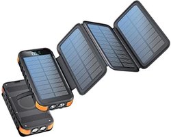 OxyFlowzy® - Solar charger - Solar panel - Solar oplader - Solar charger zonnepaneel - Solar charger powerbank - Oranje