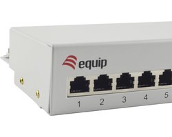 Patchpanel 12x RJ45 Cat6 Desktop grau