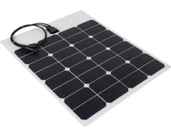 Perel Polykristallijn zonnepaneel, hoog rendement en weerbestendig, 50W