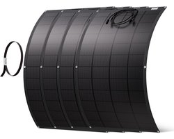 Set van 4 Flexibele Zonnepanelen 800W - Hoog Rendement ETFE voor Balkon, Camper, Boot en Dak